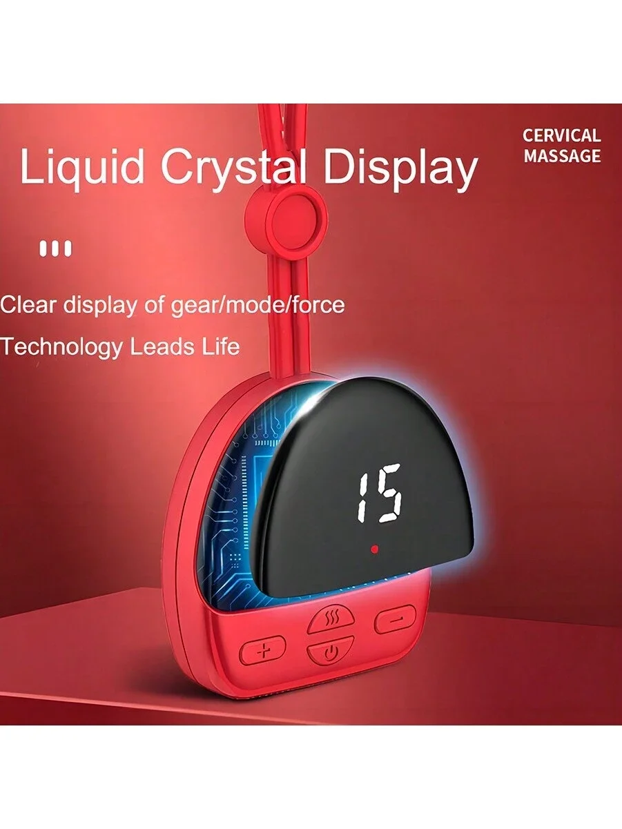 กายภาพบําบัด PULSE ประคบร้อนคอ Protector MINI แบบพกพาคอนวดจี้แขวนคอปากมดลูกเครื่องมือกล้ามเนื้อ Rela