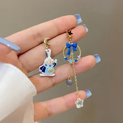 New Asymmetrical Dangle Earrings For Women Multi-style Cute Animal Rabbit Elephant Balloon Earring Girls Party Jewelry Gifts