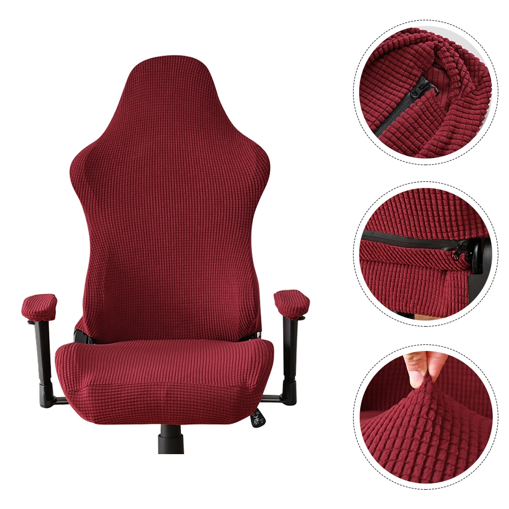 

E-sports Chair Protective Cover Enhancement Seat Slipcovers Square Upgrade Computer Room Stretch