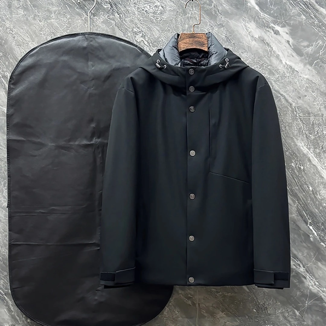 

BC Italy 25aw Casual Windproof Hooded Men's Jacket Down Jacket