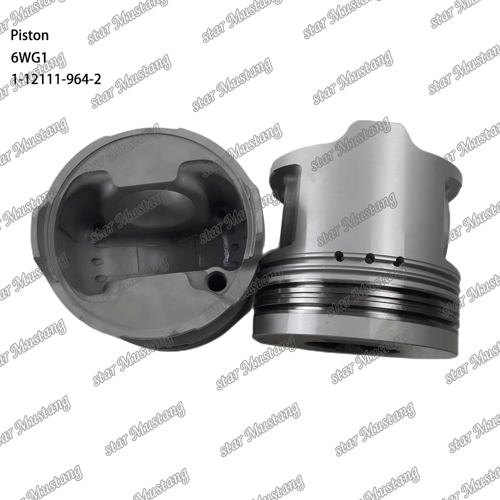 6WG1 Piston 1121119642 1-12111964-2 1-12111-964-2 Suitable For Isuzu Engine Parts