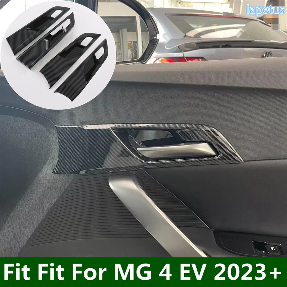 

Inner Door Handle Clasing Catch Bowl Decoration Frame ABS Sticker Cover Trim Fit For MG 4 EV 2023 2024 Car Accessories