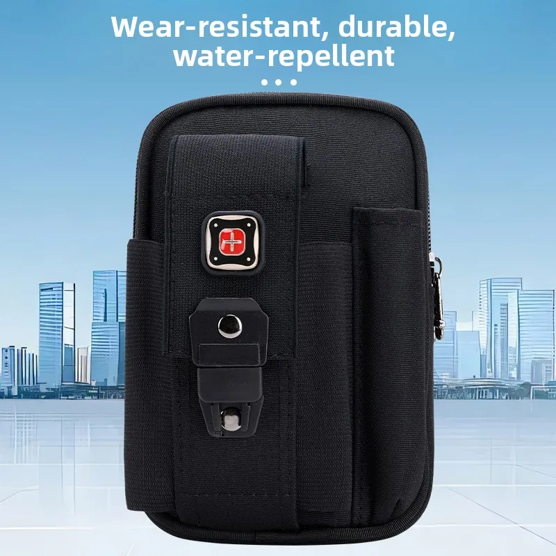 Swiss Crossbody Mobile Phone Bag - Outdoor - usage example