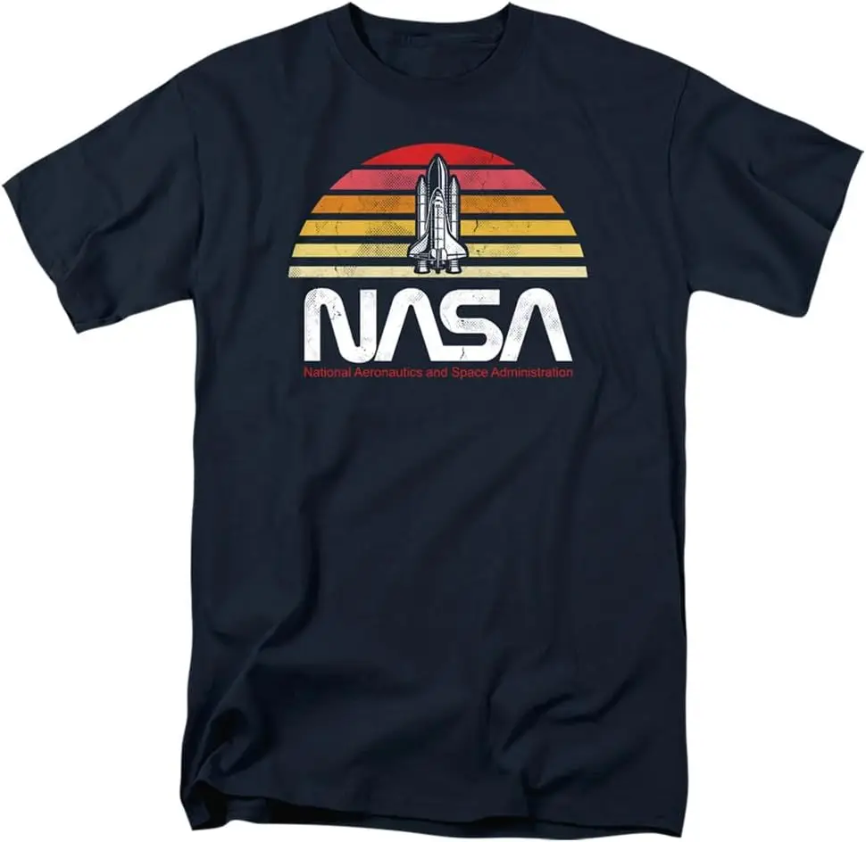 

Классическая мужская футболка для взрослых NASA Sunset Navy