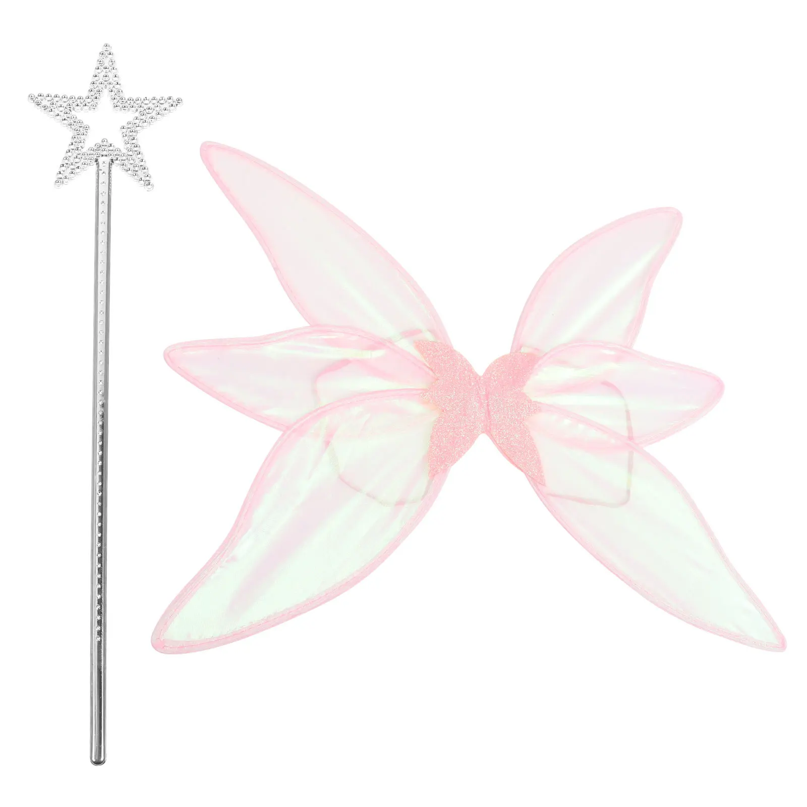 

1Set Decorative Fairy Wing for Party Cosplay Costume Accessory Wand Fairy Wing Costume Props Party Supplies