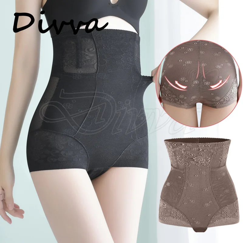 

High-Waist Corsets Inner Pockets Tighten Belly Pants Steel Bone Anti-Curling Abdomen Corset Hip-Lifting Shaping Body Wome