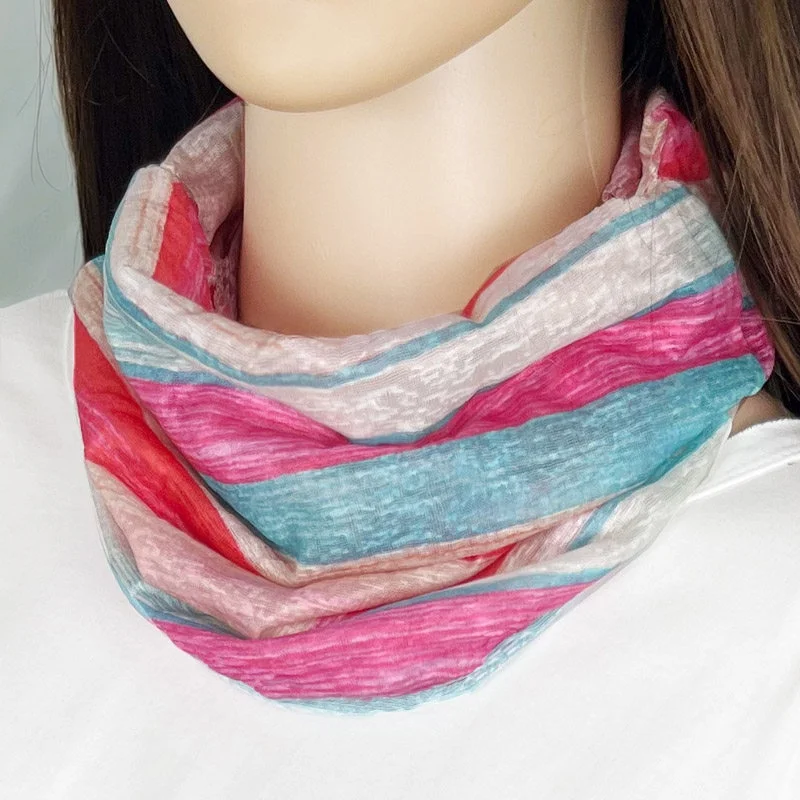 夏新作アイスシルク女性用フェイスマスクスカーフフルフェイスカバーネックプロテクションサイクリングuv保護多用途フード付きスカーフ