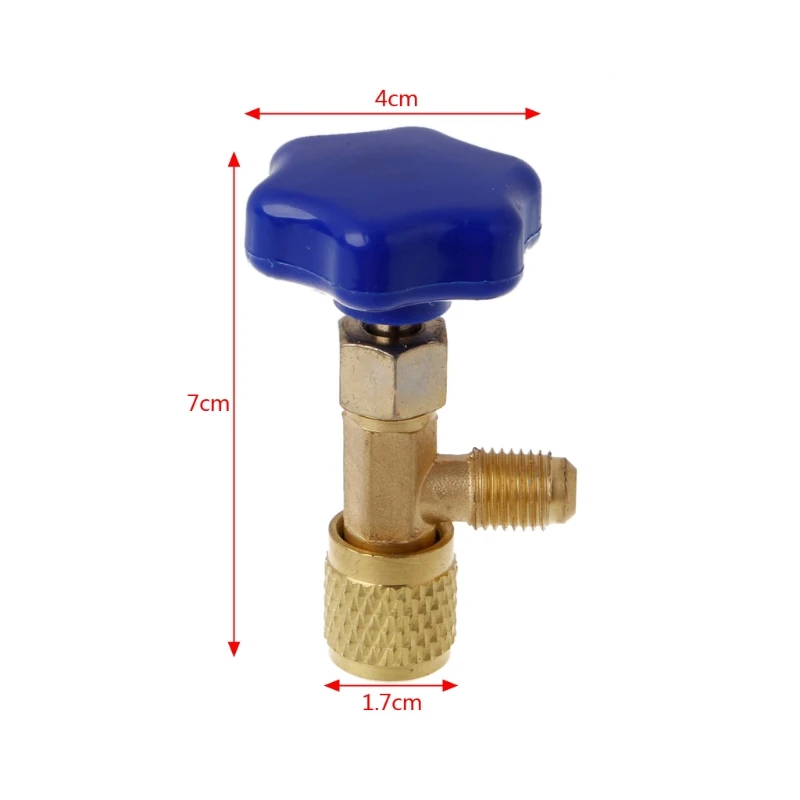 QM82 1/4 SAE Auto AC Can Tap for Valve Bottle Opener for R22 R134a R410A Car  Conditioner Refrigeration Connector