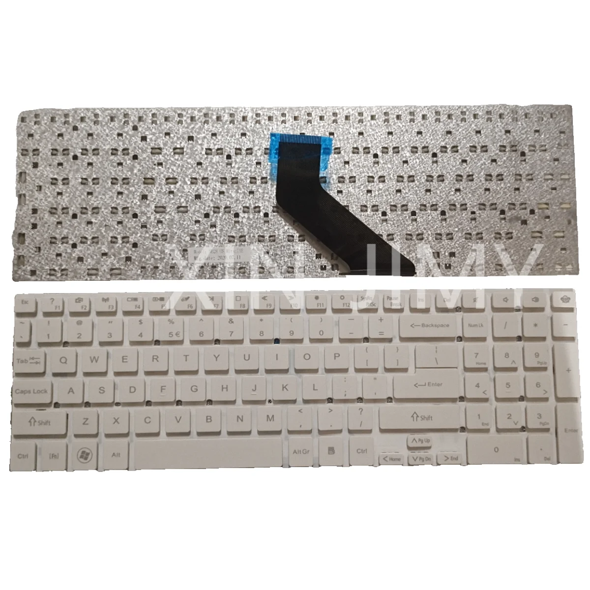 

Клавиатура США для шлюза NV76R NV77H черный/белый/серебристый