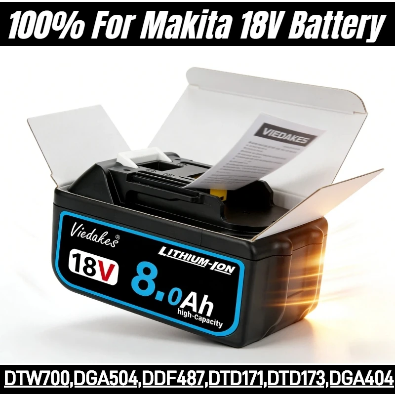 

Защита от короткого замыкания для корпуса аккумулятора Makita 18V, с высокой емкостью 12.0Ah, модели DGA404, DJV182, DTW285 для электроинструментов Makita 18V