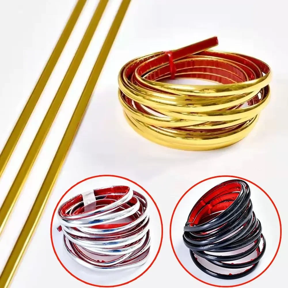 New PVC Peel and Stick Trim Molding Waterproof Self-Adhesive Decorative Strip Flexible Wall Trim Window Frame