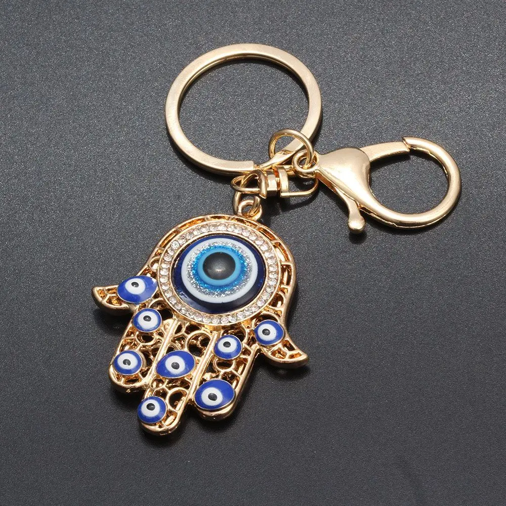 Turkish Evil Eye Evil Eye Interior Accessories Palms Shape Lucky Charm Car Pendant Car Keychain Car Ornaments Auto Accessories