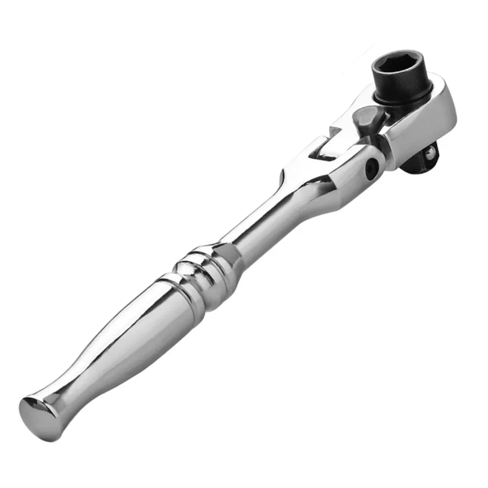 Chrome Vanadium Steel Ratchet Wrench Batch Head Disassembly Easy To Carry Handle Socket Portable Repair Screwdriver