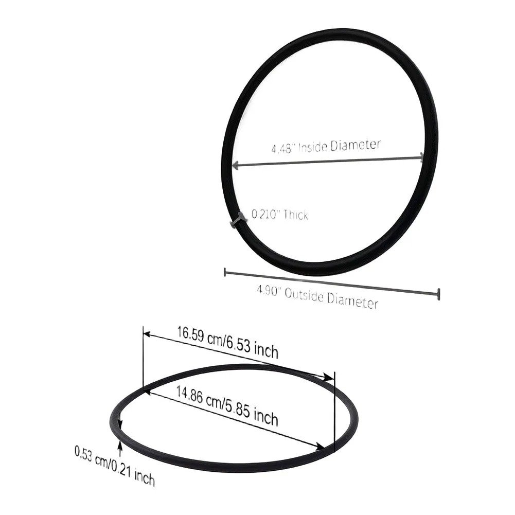 for Black Sand Filter Pump Seal Kit Filter Pump Robust Rubber Construction High Pressure Resistance Weather Resistant Material