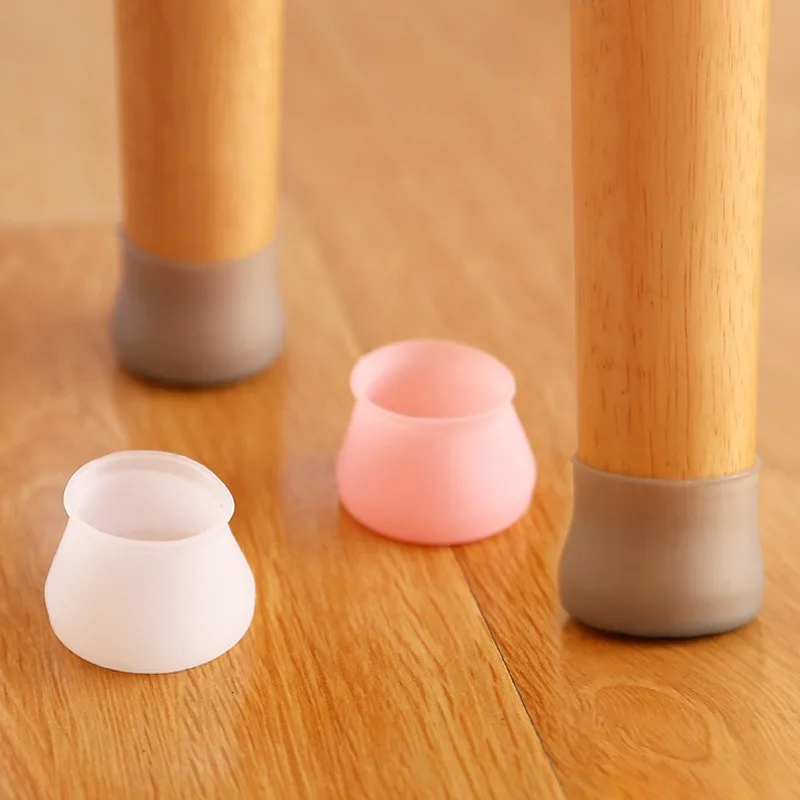 10pcs Silicone Chair Leg Caps, Non-Slip Furniture Leg Protectors for Wooden Floors, Noise-Reducing and Anti-Scratch Pads