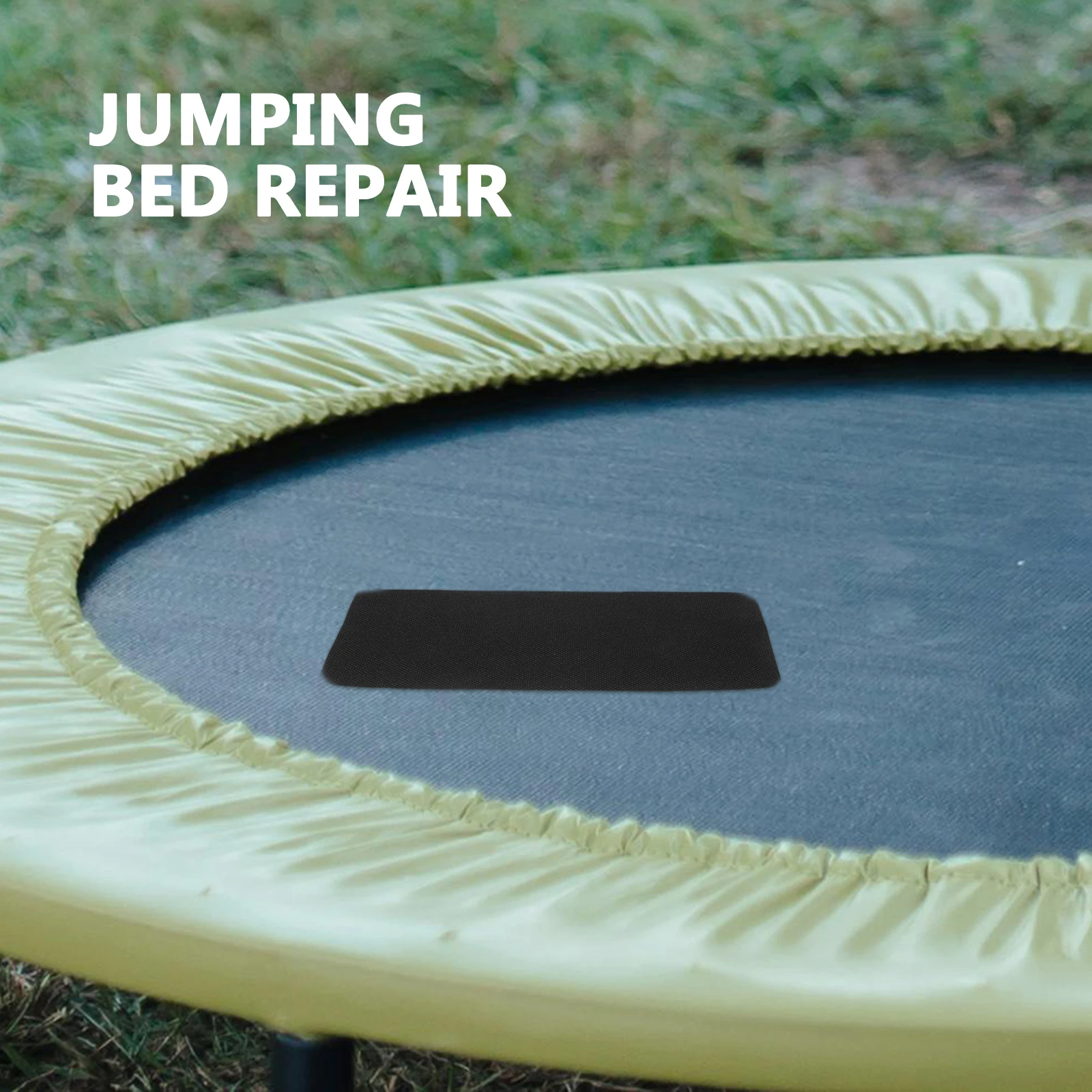 

6 set Trampoline Patch Repair Kit Self-Adhesive Mat Tear Hole Fix Durable No Glue 3 Shapes Rectangular Square for Trampoline