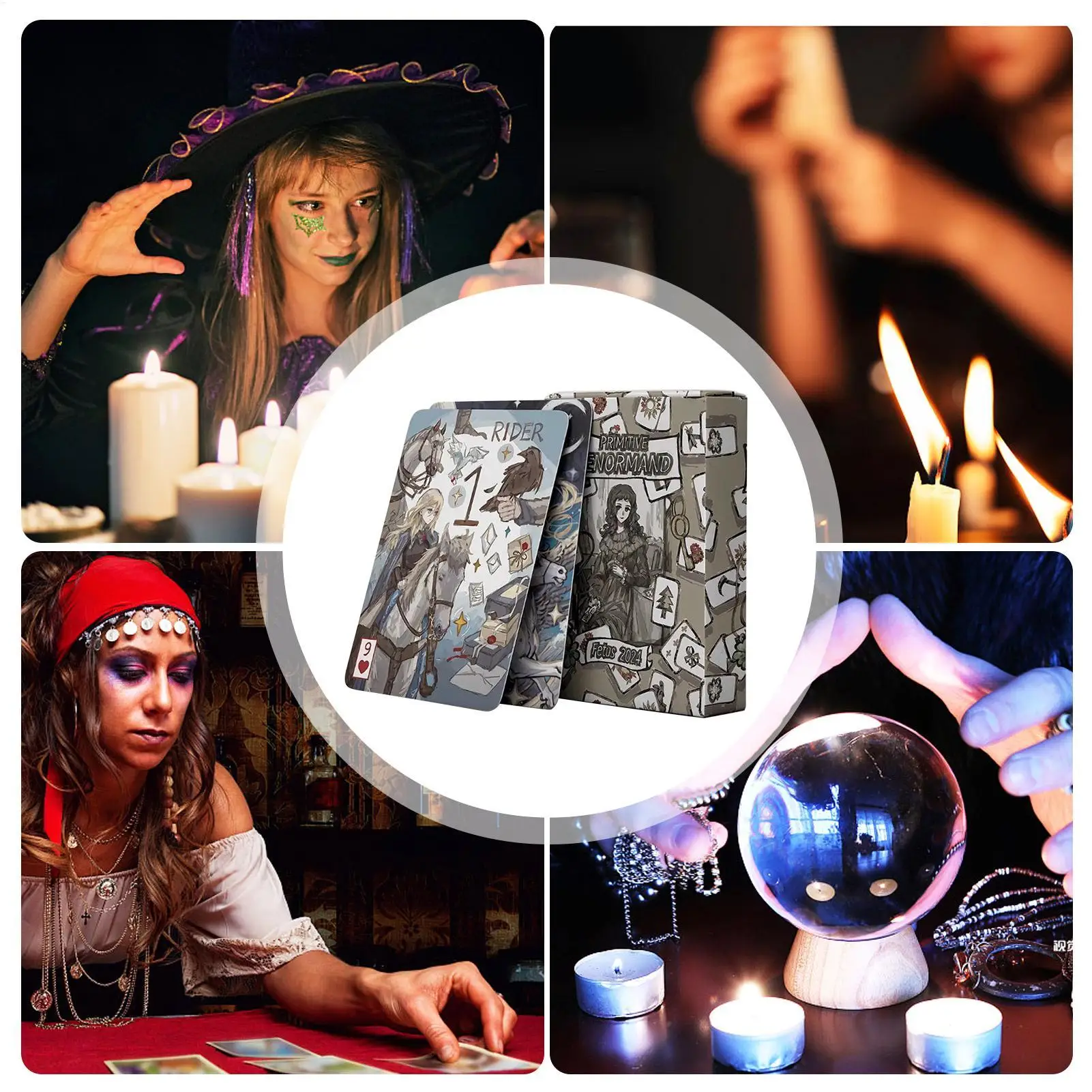 Tarot Cards For Beginners 42 Tabletop Oracle Cards Portable Entertainment Divination Deck Oracle Tool For Home Travel Men Adults