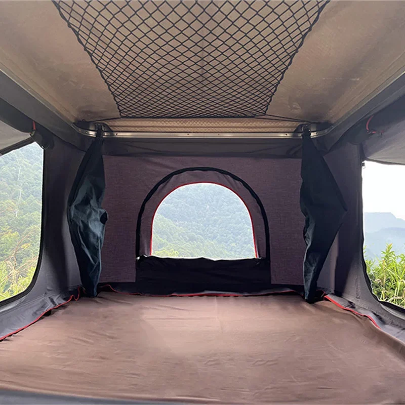 

Tent Roof Automatic Outdoor Car Go On Road Trip Cross Country Folding Camping ABS Hard Shell SUV Roof Top Tent