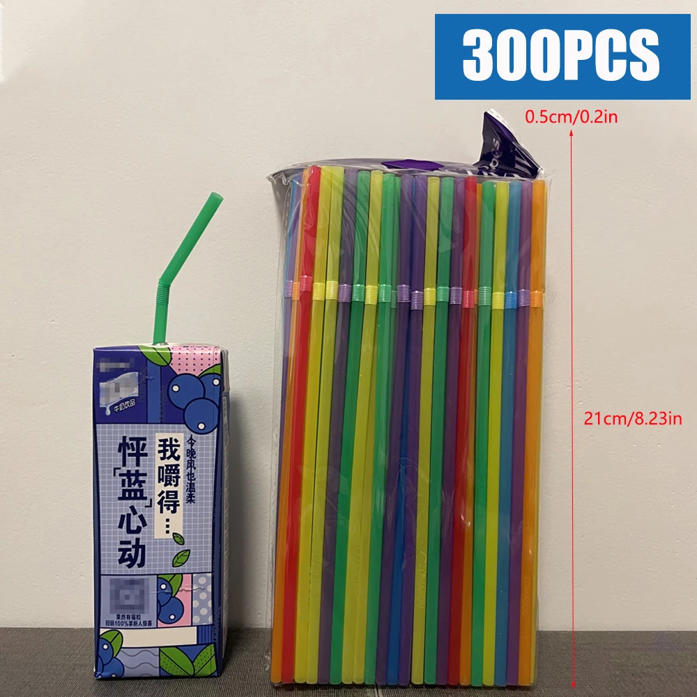 50-3000 Stuks Kleurrijke Rietjes Drank Stro Bar Bruiloft Keuken Accessoires Pajitas Sap Cocktail Stro Groothandel