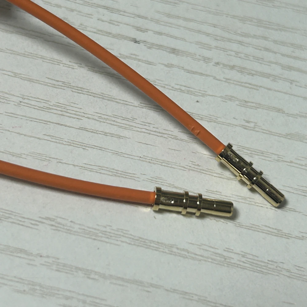 Automotive MOST fiber optic jumper, high-temperature flame-retardant fiber optic cable, automotive connection plug adapter cable