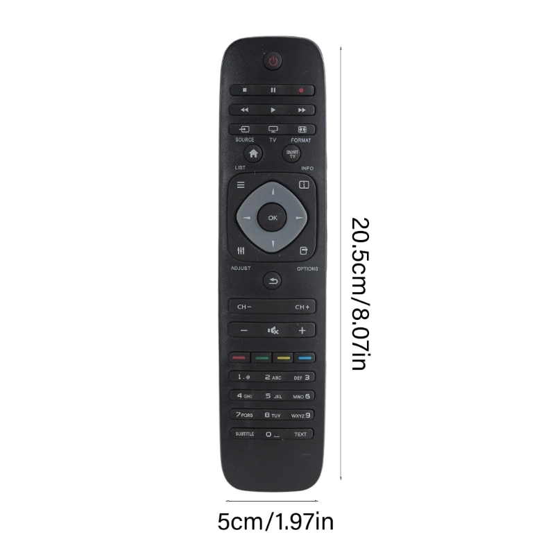 High Compatibility Remote for 242254990467 YKF309-001 32PFL5007H 32PFL5007K Television Intuitives Button& Long Last