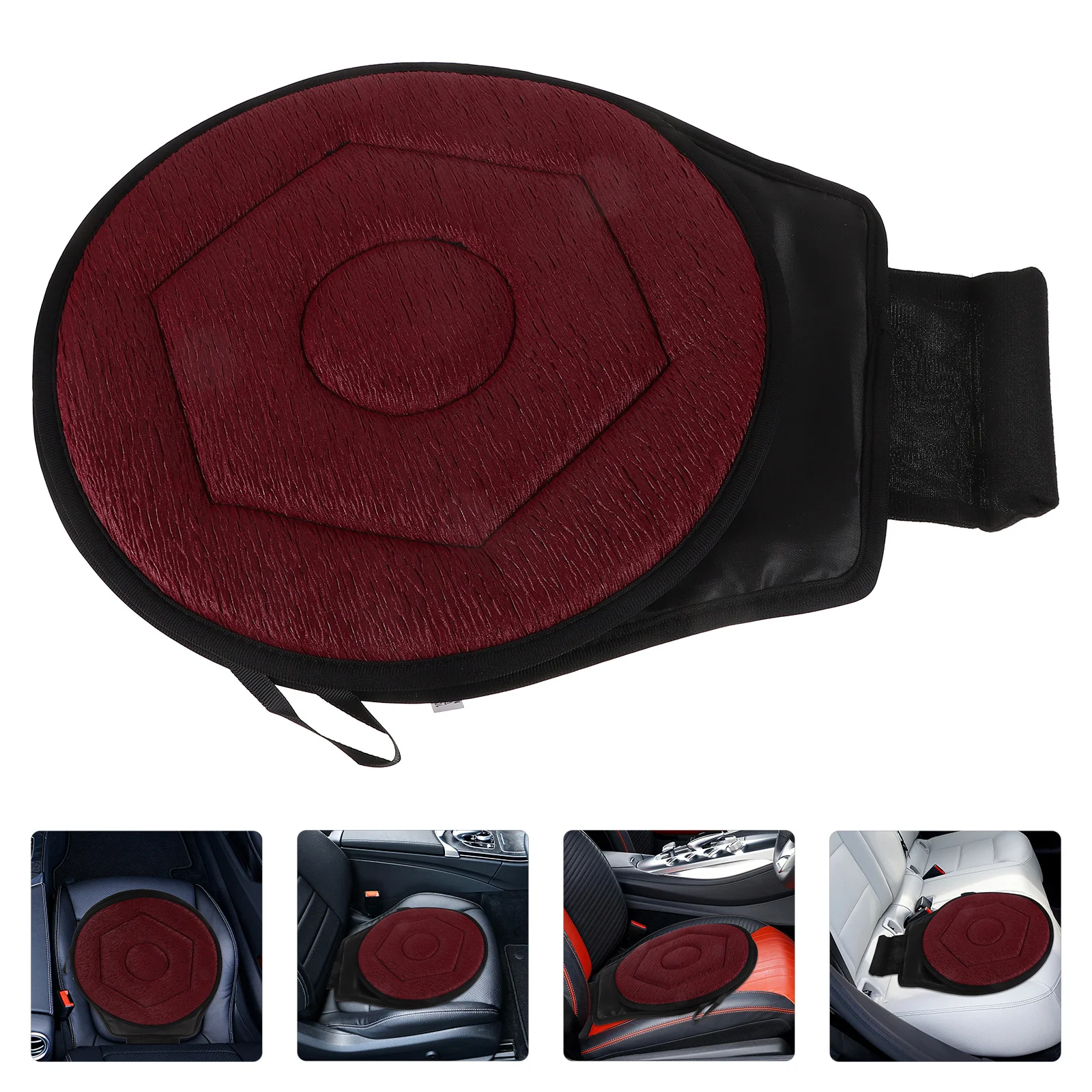 

Swivel Seat Cushion For Car 360-Degree Rotation Portable Support Pregnant Elderly Drivers Durable Car Seat Pad Rotating