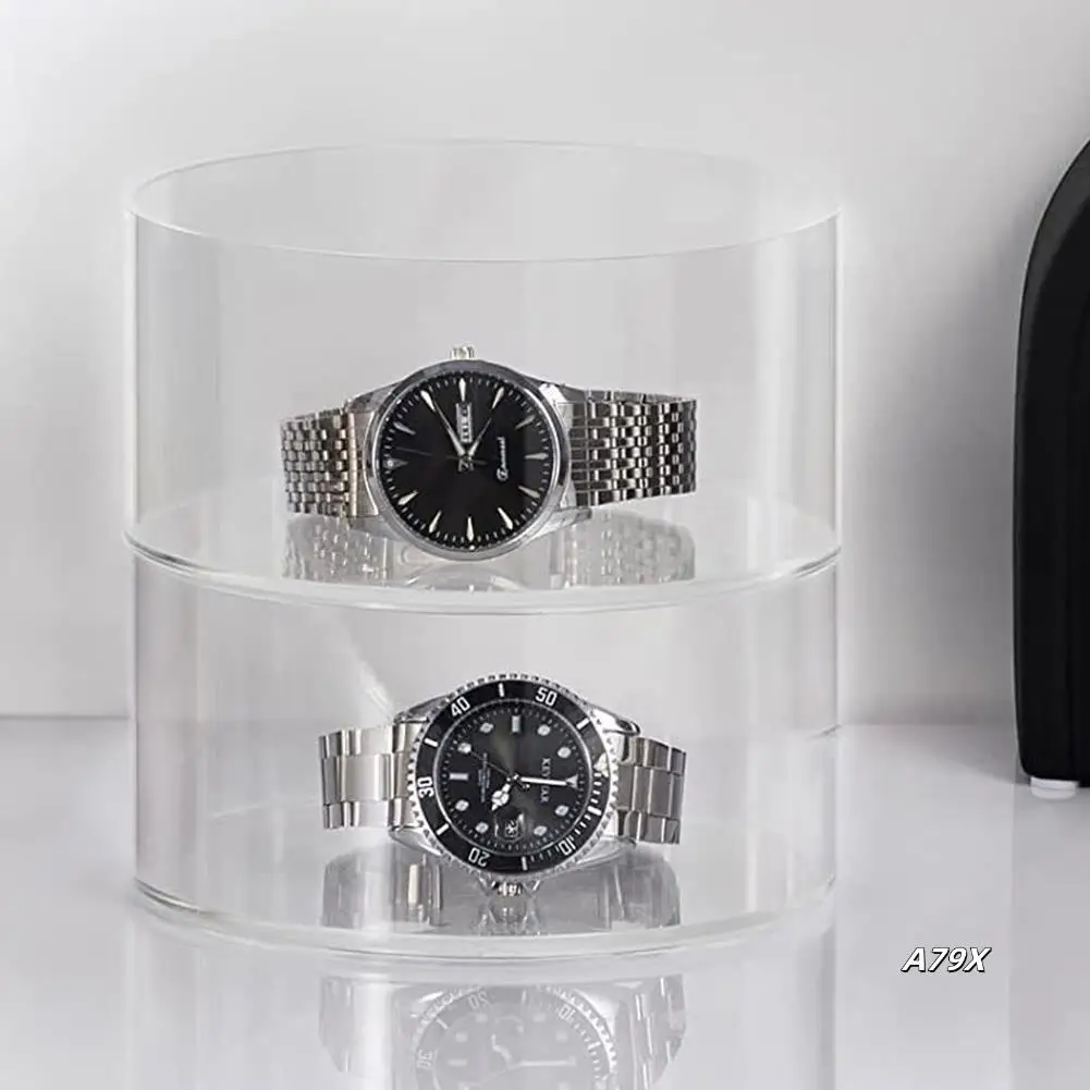 

Belt Boxes Can Be Stacked. Jewelry Storage Box Cylindrical Belt Watch Dustproof Storage Box