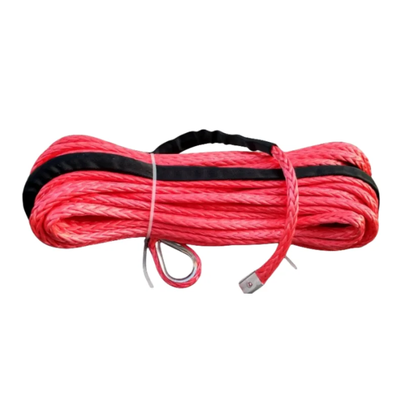 16mm*60m Synthetic Winch Rope Rock Guard Heat Guard Compatible for Accessories ATV UTV 4x4 Car Truck winch cable