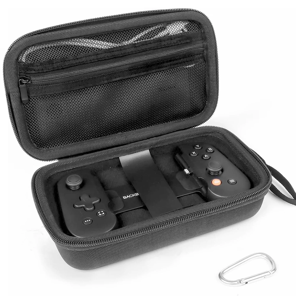 Portable Case Bag Replacement Hard Storage Case Shockproof Hardshell Case with Lanyard for Backbone One Mobile Gaming Controller