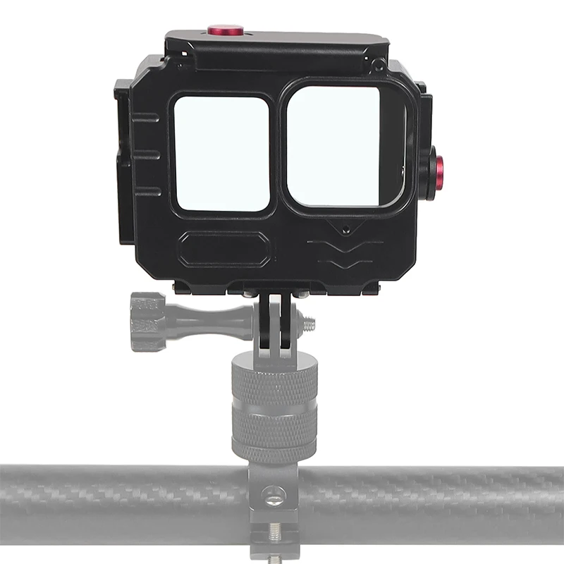 Metallgehäuse mit IP68-Wasserdichtigkeit für GoPro 13 12 11 10 Actionkamera, 80M Tauchgehäuse, Schnellmontage, Unterwasser-Schutzrahmen – Detail 34