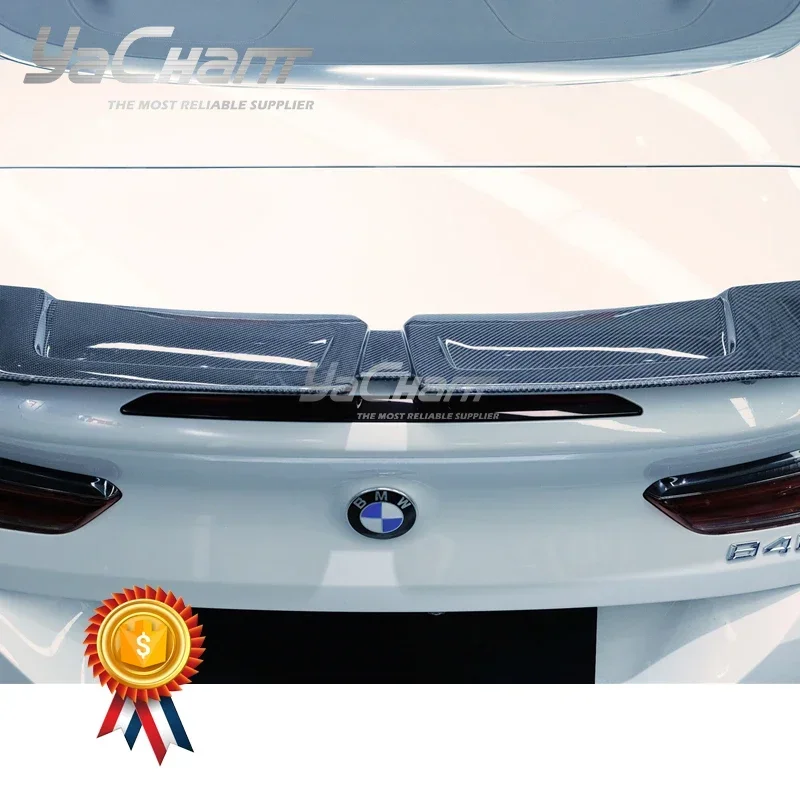 

CF Carbon Fiber Rear Wing Fit For 2018-2022 BMW 8 SERIES G14 Convertible F91 M8 iMP Performance rear spoiler