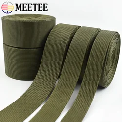 2/5/10M 20-50mm ArmyGreen Nylon Webbing Strap for Bag Backpack Ribbon bands Safety Belt Bias Binding DIY Sewing Accessories