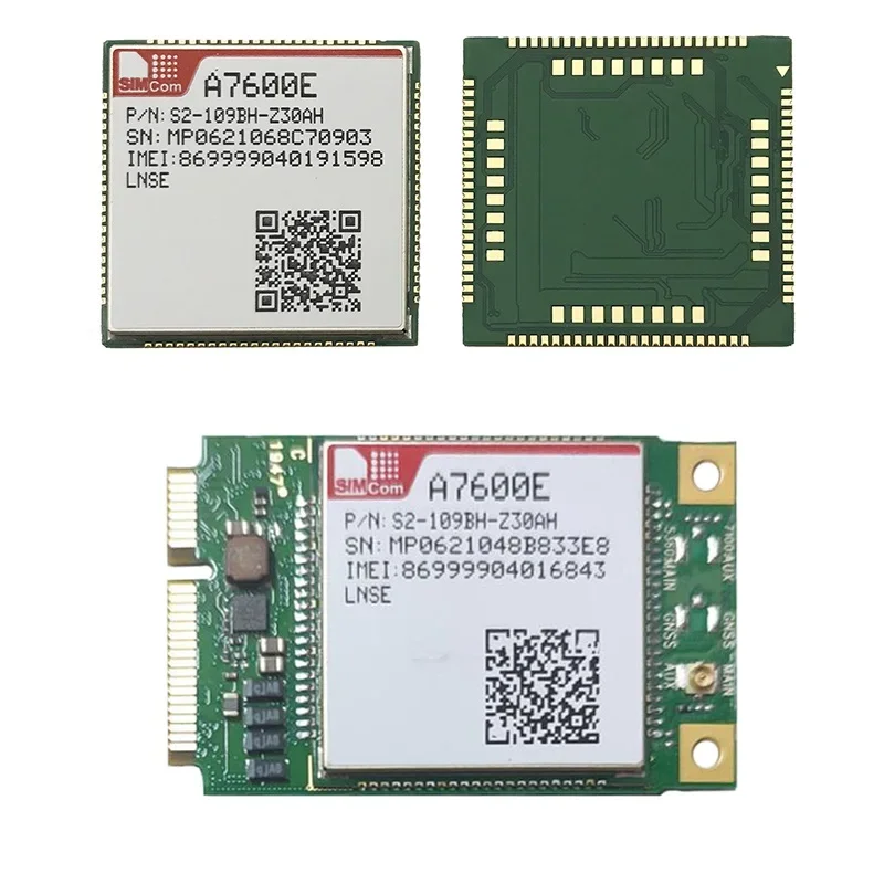 

SIMCOM A7600E Пакет LCC+LGA/MINIPCIE не поддерживает модульный модем GPS LTE CAT1, конкурентоспособный с SIM7600
