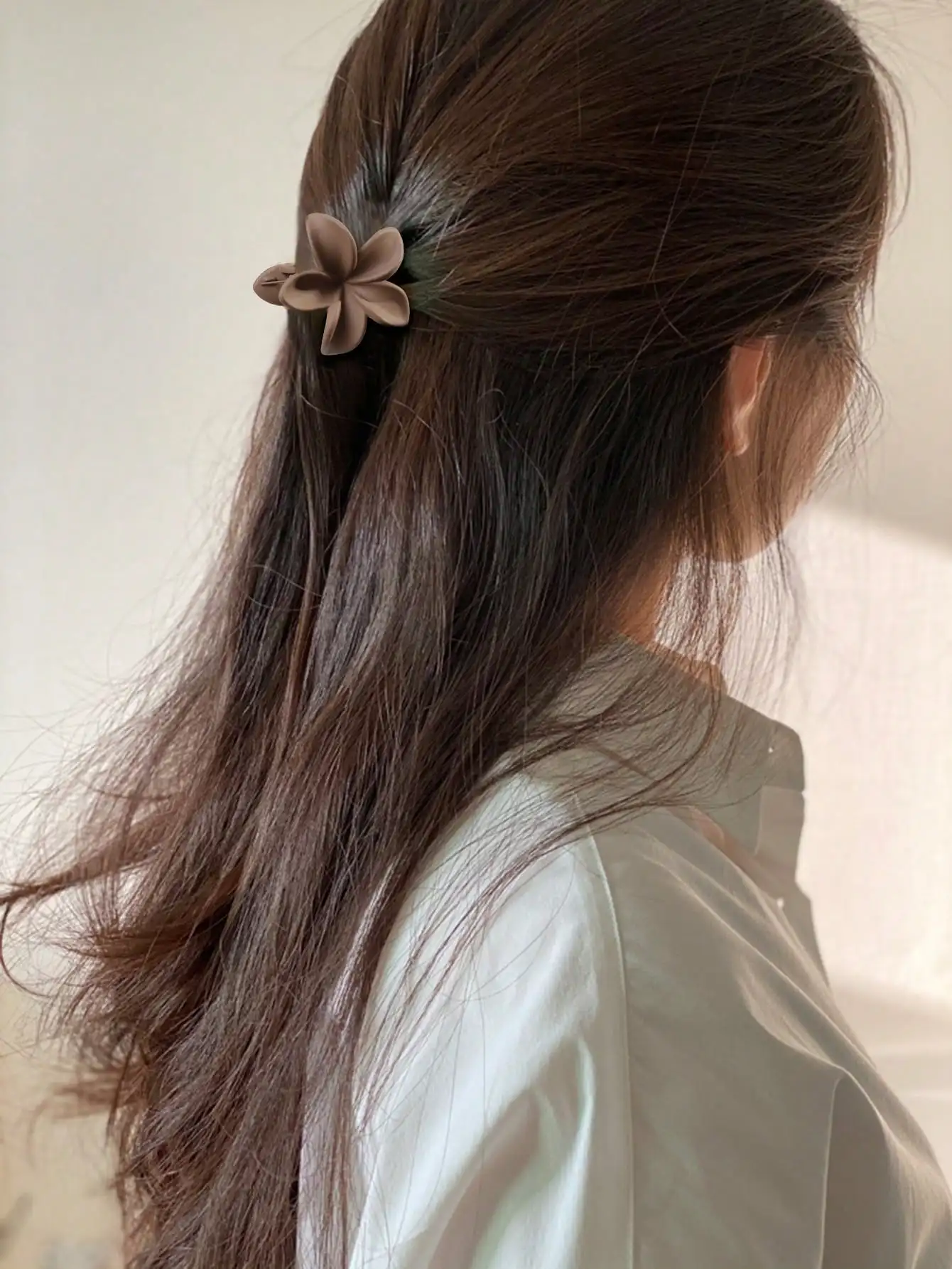 4 Buah Jepit Rambut Bentuk Bunga Multiwarna untuk Wanita dan Anak Perempuan, Anti Selip, Aksesoris Rambut Lucu dan Modis, Jepit Rambut Kecil Model Jepit Kepiting