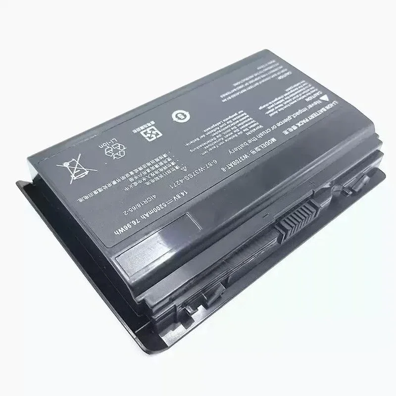 New 14.8V 5200mAh W370BAT-8 Laptop Battery for Clevo W37ET W350ET W350ETQ Sager NP6350 NP6370 Schenker Xmg A522 A722 6-87-W370S-