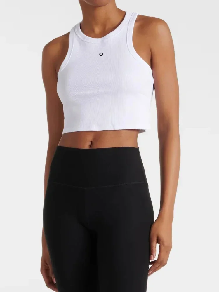 

Leisure Womens Tops Cultivate One's Moral Character Yoga Motion Fitness Tank Top Breathable Sleeveless Pilates Women Clothing