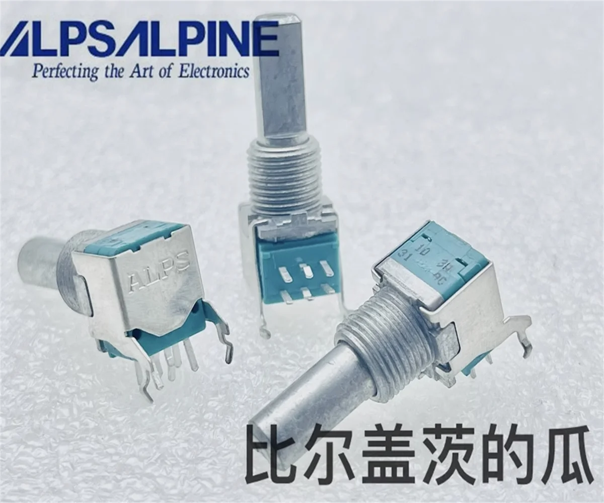 ALPS RK09 horizontal dual precision potentiometer RK09L12B0A3Z amplifier sound shaft length 25mm A10K