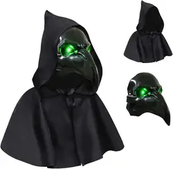Dropshipping PVC Type Punk Mask Crow Reaper Nevermore Skin Masks Reaper Plague Doctor Mask Birds Long Nose Punk Crow Retro Rock