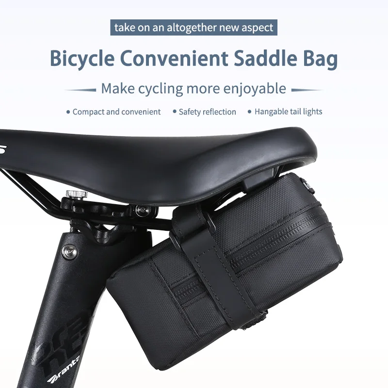 ESLNF Waterproof Bike Saddle Bag Bicycle Under Seat Bag Bicycle Bag Bike Mini Rear Tail Seatpost Saddle Bag Bicycle for Bike