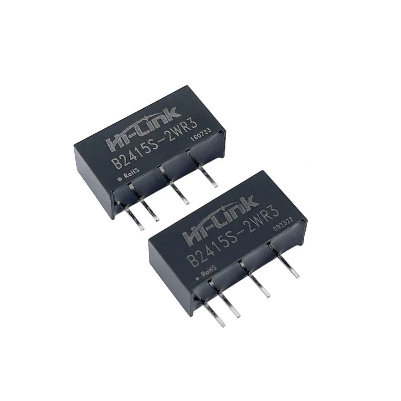 2W 3.3V/5V/9V/12V/15V/24V B2405S-2WR3 B2412S-2WR3 Hi-Link DC-DC Isolated Power Supply Module 21.6-26.4V