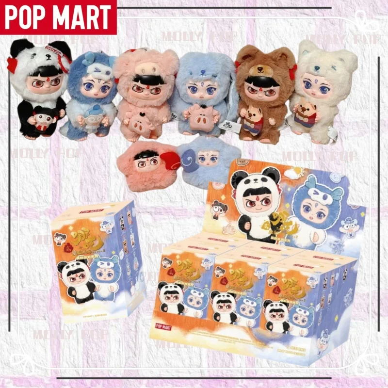 

POPMART Nezha 2: Серия «Надень на себя» — Слепая коробка, виниловая плюшевая модная подвеска-кукла, игрушка, аниме-атрибутика, загадочный подарок для детей на праздники