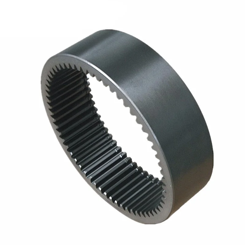 Customized CNC Machining Turning Parts Brass Aluminium Steel Stainless  Metal Ring Gear Precision Transmission Gears