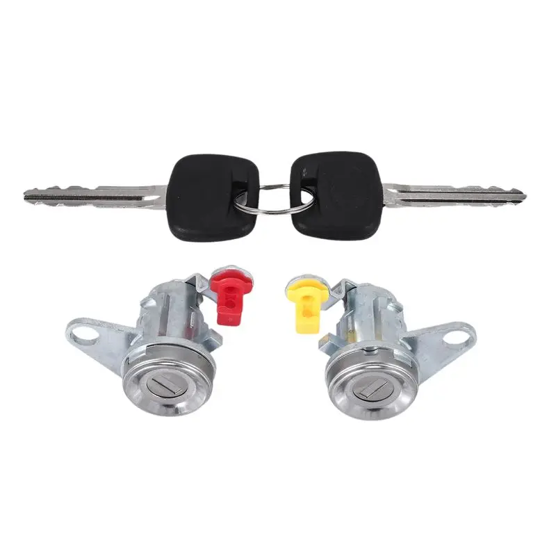 A02Q-Car Door Lock With Key (L+R) For Corolla AE100 93-97 GEO PRIZM 69051-12340 69052-12360