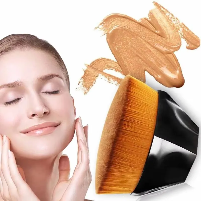 1/2/4Pcs Magic High Density Fiber Makeup Brush Soft No Trace Liquid Foundation BB Cream Portable For Girls Beauty Tools Make Up