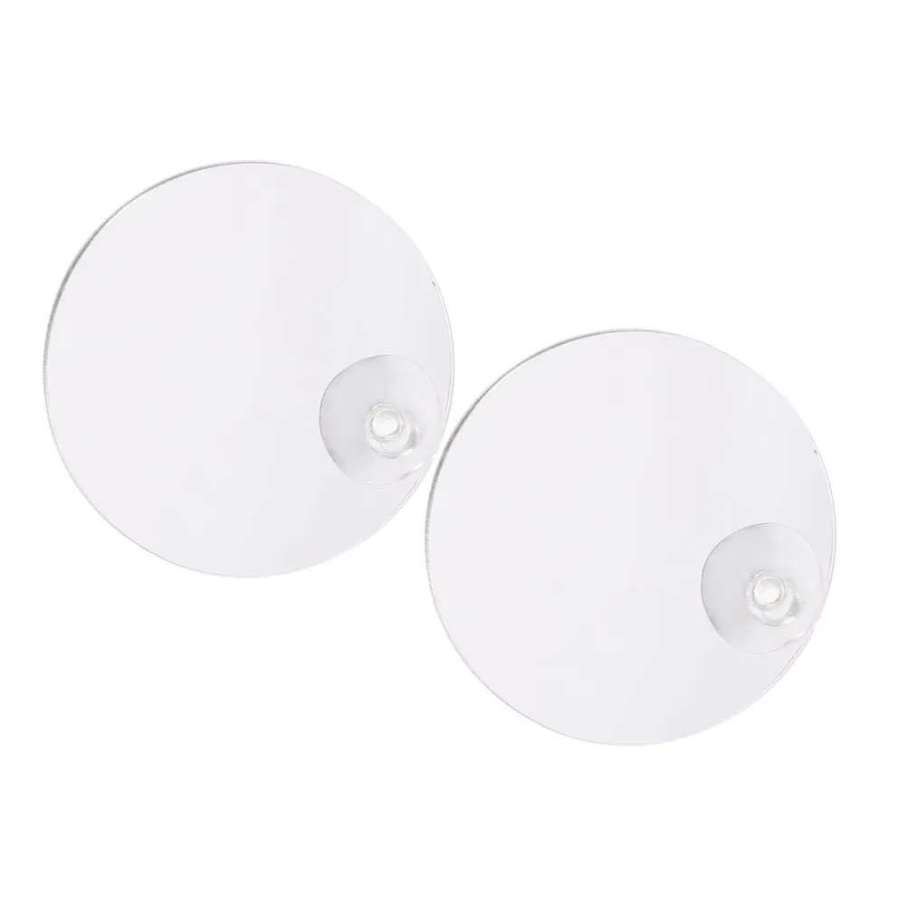 2Pcs Betta Fish Mirror Dual Purpose Acrylic Suction Cup Tank Accessory for Exercise Enrichment Observation Floating Ball