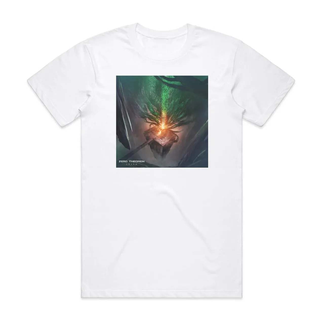 Zero Theorem Swarm Album Cover T-Shirt White