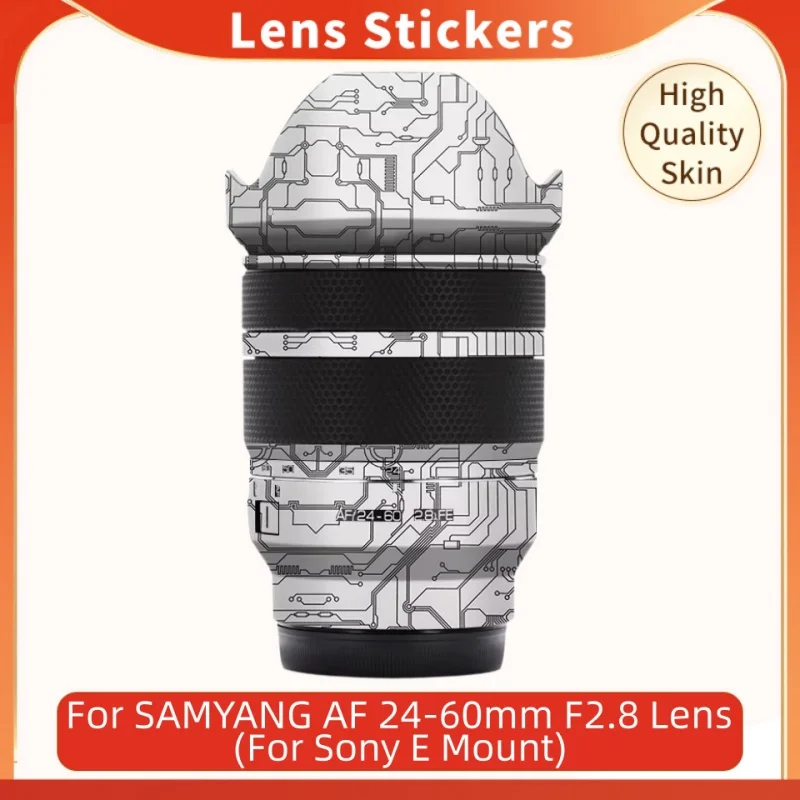 Skin adhesivo para lente Samyang AF24-60 F2.8 FE, cubierta para lente Samyang AF 24-60mm F2.8, película protectora para lente 2460