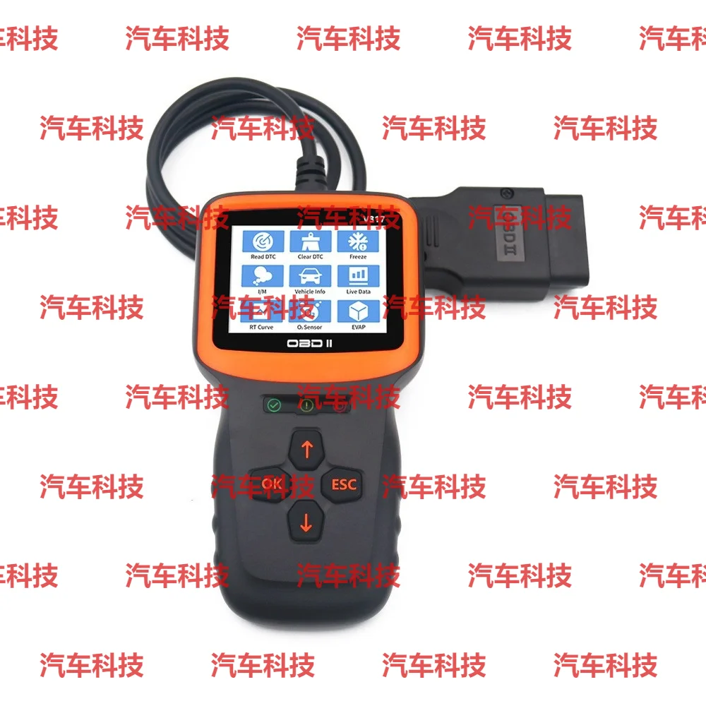 

OBD II EOBD V317 OBD 2, автомобильный детектор неисправностей, датчик кислорода, тест, диагностика неисправностей двигателя, диагностический инструмент для автомобиля в режиме реального времени