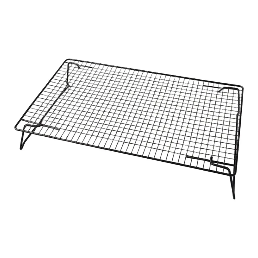 Space Saving Foldable Cooling Rack for Home Use Thickened Wire Frame Food Safe Coating Dishwasher Safe Space Saving