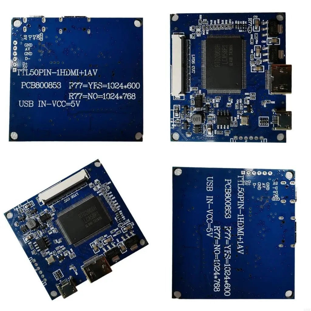 

896F Controller Board for 50Pin TTL 1024x600 1024x768 LCD Screen